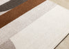 Marley Geometric Curves Taupe Oxblood Area Rug - 7'10" x 10'6"|Carpette Marley taupe et rouge sang-de-bœuf à motif de courbes géométriques - 7 pi 10 po x 10 pi 6 po