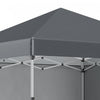 Outsunny 10' X 10' Pop Up Canopy Tent With Removable Sidewalls Carry Bag|Outsunny Tente A Toit Escamotable Avec Parois Laterales Amovibles