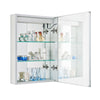 Stapik LED Medicine Mirror Cabinet - Silver|Armoire à pharmacie Stapik avec miroir et DEL - argentée