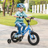 Costway 12" Kids Training Bike With Removable Training Wheels Pneumatic Tires Navy