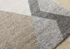 Maverick White Beige Grey Modern Plush Area Rug - 5'3" x 7'7"|Carpette moelleuse moderne Maverick blanche, beige et grise - 5 pi 3 po x 7 pi 7 po