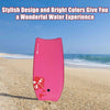 Goplus 37'' Super Lightweight Bodyboard Surfing W/leash Eps Core Boarding Ixpe Pink