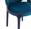 Kara Modern Wood Upholstered Dining Chair in Blue - Set of 2 | Chaise de salle a manger moderne en bois Kara avec revetement bleu - Lot de 2