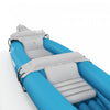 Outsunny 2-Person Inflatable Kayak Boat, Canoe Set With Air Pump, Blue