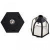 Outsunny 70" Solar Torch Lights Outdoor Garden Lighting 6 LED Water-resist Auto On/off 6 Hours (blac|Luminaire Exterieur Solaire Lampadaire Lanterne Classique LED 60 Lm Max. Dim. 26l X 26l X 177h Cm No