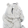 Ceramic 8" Silver Bear Sculpture - Set of 2|Sculpture d'ours argenté de 8 po en céramique - ensemble de 2