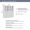Bestar Florence 71" Modular Walk-In Closet System with LED Lights and Storage - White|Système de pièce-penderie modulaire Florence de Bestar de 71 po avec éclairage à DEL et rangement - blanc