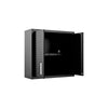 Fortress 30" Floating Textured Metal Garage Cabinet with Adjustable Shelves - Charcoal Grey|Armoire flottante Fortress de Manhattan Comfort de 30 po en métal texturé avec tablettes réglables pour le garage - gris anthracite