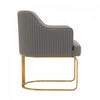 Raya Modern Wood Vegan Leather Dining Chair in Taupe - Set of 2 | Chaise de salle a manger moderne en bois et cuir vegetalien Raya en taupe - Lot de 2