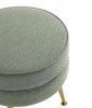 Bailey Mid-Century Modern Upholstered Accent Ottoman in Sage Green - Set of 2 | Lot de 2 poufs d’appoint rembourres Bailey style milieu du siecle en vert sauge
