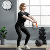 Soozier 18 lb Soft Kettlebell, Sand Filled Weight with Grip Handle, Orange