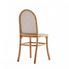 Paragon Industry Chic Cane Back Wood Upholstered Dining Chair in Oatmeal - Set of 4 | Chaise de salle a manger Paragon Industry Chic avec dossier en cannage et assise rembourree en bois, coloris flocon d’avoine - Lot de 4