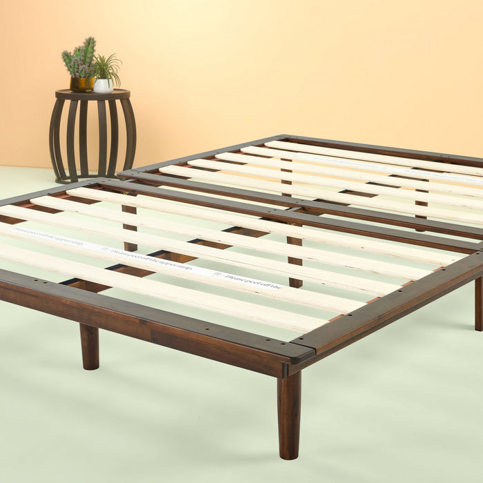 Bobbie Folding Wood Platform Bed - Queen Size