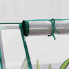 Outsunny 6' X 3' Raised Garden Bed With Small Greenhouse, Clear And Silver|Outsunny Lit De Jardin Sureleve 6' X 3' Avec Serre, Transparent Et Argente