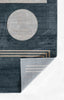 Erisa Contemporary 7'9" x 9'10" Area Rug in Blue Indoor Area Rug | Tapis Contemporain Erisa 7'9" x 9'10" en Bleu
