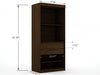 Mulberry Contemporary Modern 13-Piece Wardrobe Closet in Chestnut Brown | Armoire-penderie contemporaine moderne Mulberry 13 pieces en brun chataigne