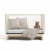 Storkcraft Santorini 5-In-1 Convertible Crib - Frosted Oat/Driftwood
