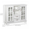 HOMCOM Buffet Cabinet with Drawers, Cupboard, Shelves, Kitchen Sideboard