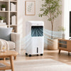 HOMCOM Evaporative Air Cooler, 3-In-1 Ice Cooling Fan with Remote, White