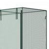 Outsunny 6.5 X 3.3ft Crop Cage, Zippered Door Plant Protection Tent Green|Outsunny Cage De Culture 6 X 3 Pieds, Tente De Protection Des Plantes, Vert