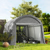 Outsunny 10'x10' Outdoor Storage Shed, Waterproof Heavy Duty Portable Shed