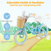 Prorider 14" Kid's Bike With Training Wheels Adjustable Handlebar Seat Handbrake Blue