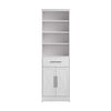 Bestar Key West 25 W Closet Organizer with Drawer & Doors - Pure White Oak|Organisateur de garde-robe Key West de Bestar de 25 po (L) avec tiroir et portes - blanc chêne solide