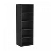 Rivington Modern 28" Open Bookcase in Black | Bibliotheque ouverte moderne Rivington 28" en noir