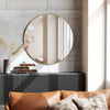 Umbra Hubba Wall Mirror - Brass|Miroir mural Hubba de Umbra - laiton