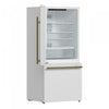 Forno Milano Espresso 31 Inch Bottom Freezer, White, 17.2 cu.ft. - FFFFD1786-31WHT | Refrigerateur Milano Espresso de 31 po avec congelateur inferieur, blanc, 17,2 pi³ – FFFFD1786-31WHT