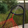 Outsunny Hammock Stand With Adjustable Chains & Hooks, Net Stand, Black|Outsunny Support Hamac Avec Chaines Et Crochets Reglables, Noir