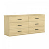 Clifford Traditional Dresser in Natural Oak (6-Drawer) | Commode traditionnelle Clifford en chene naturel (6 tiroirs)