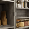 HOMCOM Farmhouse Kitchen Pantry Cabinet, Kitchen Storage Cabinet, Grey