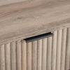 Dumbo Modern 35" Fluted Dresser in Rustic Gray (3-Drawer) | Commode Dumbo Moderne 35" a rainures en gris rustique (3 tiroirs)