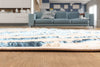 Clara Blue Rug 5'0" x 8'0" | Tapis Contemporain/Moderne Clara 5'0" x 8'0" en Bleu