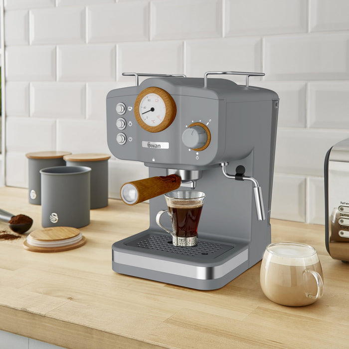 Salton Swan Nordic Pump Espresso Machine - SK22111GRYN