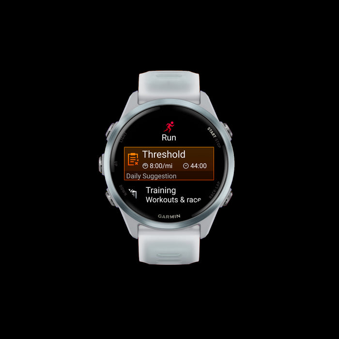 Garmin Forerunner 570 Smartwatch 42mm, Amoled, Cloud Blue Aluminum, Whitestone/blue, Gps Running Tracker, Fitness, 10-day Battery