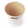 Umbra Woodrow Garbage Bin Trash Can - White|Poubelle Woodrow de Umbra - blanche