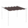 Outsunny Retractable Replacement Pergola Canopy For 10' X 10' Pergola, Pergola Cover Replacement, Co|Outsunny Auvent De Pergola De Remplacement Retractable Pour Pergola De 9.8' X 9.8', Remplacement De