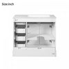 Paul 36" Solid Wood Bathroom Vanity With Ceramic Sink - White | Paul Meuble-lavabo 36" En Bois Massif Avec Vasque En Ceramique - Blanc