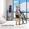 Soozier Adjustable Inversion Table, Folding Inversion Machine with Safety Belt, Waist Pad, 20°/40°/60° Handstand Stretcher Machine for Stress Relief and Fitness