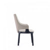 Kara Modern Wood Upholstered Dining Chair in Light Gray - Set of 2 | Chaise de salle a manger moderne en bois Kara avec revetement en tissu gris clair - Lot de 2