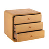 Sophia Modern Nightstand with Storage and Drawer,Natural | Sophia Table de Nuit Moderne avec Rangement et Tiroir, Naturel