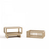 Storkcraft Santorini Deluxe 3-in-1 Convertible Bassinet - Driftwood Crib