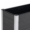 Outsunny 3' X 2' X 2' Raised Garden Bed, Wood Plastic Planter Box For Flowers, Vegetable, Herb, Grey|Outsunny Jardiniere En Bois Sureleve 3' X 2' X 2' Jardiniere En Bois Et Plastique Pour Fleurs, Legum