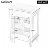 Vivo 24 Inch Single Sink Bathroom Vanity with Flip Drawer and Solid Wood Legs, Green | Vivo Meuble-Lavabo Simple 24 po avec Tiroir Bascule et Pieds en Bois Massif, Vert