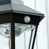 Outsunny 77" Solar Lamp Post Light, Aluminum Outdoor Street Lamp, Black|Outsunny Lampe Solaire De 77", Lampadaire D'exterieur En Aluminium Etanche