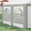 Outsunny 13 X 13ft Party Tent With Sides, 4 Windows And 2 Doors|Outsunny Tente De Fete 13 X 13 Pieds Avec Cotes, 4 Fenetres Et 2 Portes