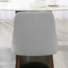 HOMCOM Dining Chairs Set of 6, Accent Chair with Velvet-touch Upholstery, Grey