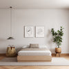 Milano Platform Bed Frame King Bed | Lit plateforme Milano